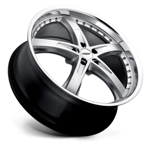 TSW JARAMA Hyper Silver W/ Mirror Cut Lip 17x8 +20 5x120mm 76.1mm - WheelWiz