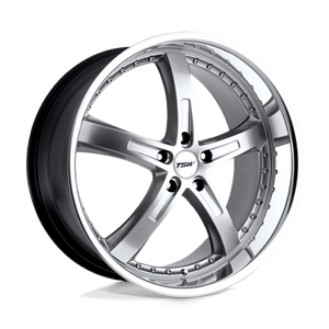 TSW JARAMA Hyper Silver W/ Mirror Cut Lip 18x9.5 +45 5x120mm 76.1mm - Wheelwiz