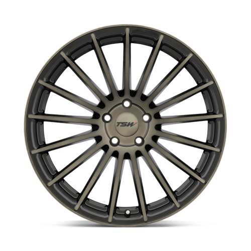 TSW LUCO Matte Black W/ Machine Face &amp; Dark Tint 18x8.5 +30 5x114.3mm 76.1mm - WheelWiz