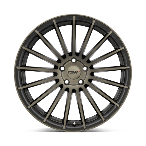 TSW LUCO Matte Black W/ Mach Dark Face 18x8.5 +20 5x114.3mm 76.1mm - Wheelwiz