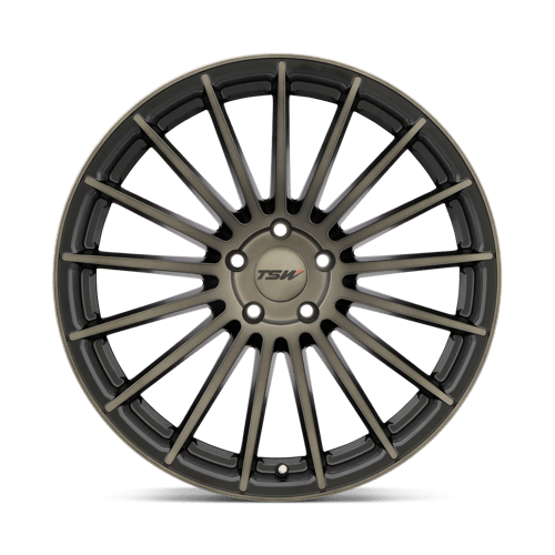 TSW LUCO Matte Black W/ Mach Dark Face 20x8.5 +30 5x114.3mm 76.1mm - Wheelwiz