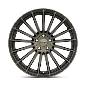 TSW LUCO Matte Black W/ Mach Dark Face 19x8.5 +20 5x114.3mm 76.1mm - Wheelwiz