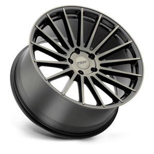 TSW LUCO Matte Black W/ Mach Dark Face 20x8.5 +30 5x114.3mm 76.1mm - Wheelwiz