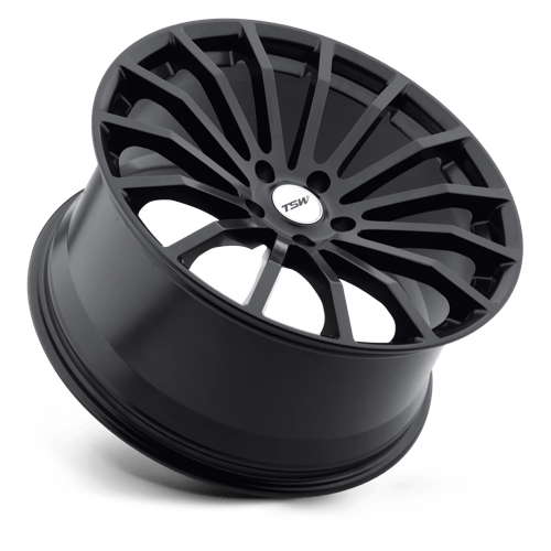 TSW MALLORY Matte Black 17x8 +45 5x112mm 72.1mm - Wheelwiz