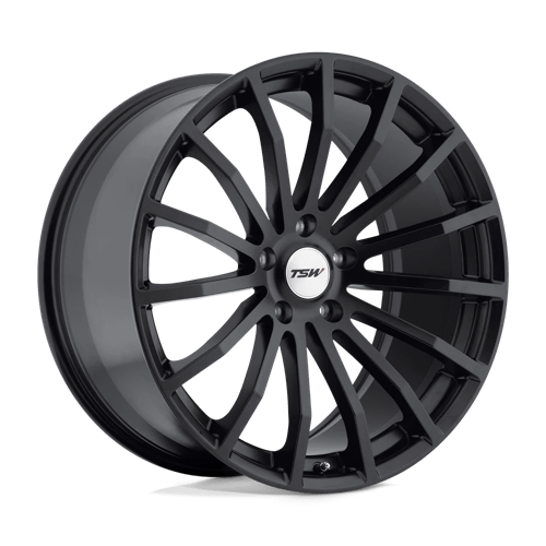 TSW MALLORY Matte Black 20x8.5 +20 5x120mm 76.1mm - WheelWiz