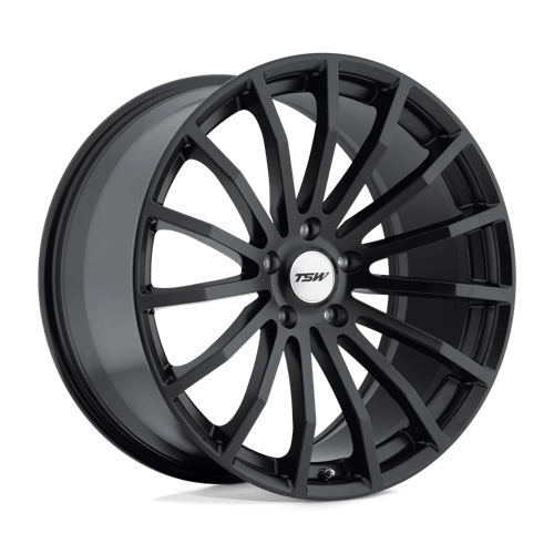 TSW MALLORY Matte Black 18x8 +45 5x112mm 72.1mm - WheelWiz