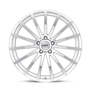 TSW MALLORY Silver W/ Mirror Cut Face 20x10 +25 5x114.3mm 76.1mm - Wheelwiz