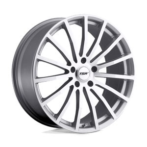 TSW MALLORY Silver W/ Mirror Cut Face 19x8 +40 5x114.3mm 76.1mm - Wheelwiz