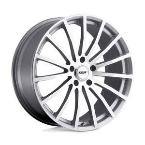 TSW MALLORY Silver W/ Mirror Cut Face 19x9.5 +35 5x112mm 72.1mm - WheelWiz