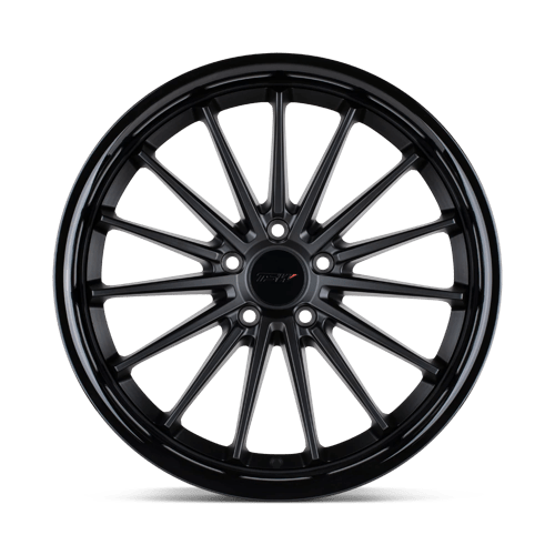 TSW MARINA Matte Black W/ Gloss Black Lip 19x9.5 +20 5x114.3mm 76.1mm - Wheelwiz