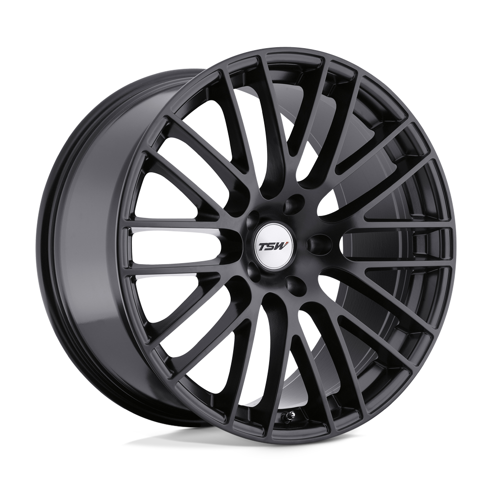 TSW MAX Matte Black 17x8 +20 5x120mm 76.1mm - WheelWiz