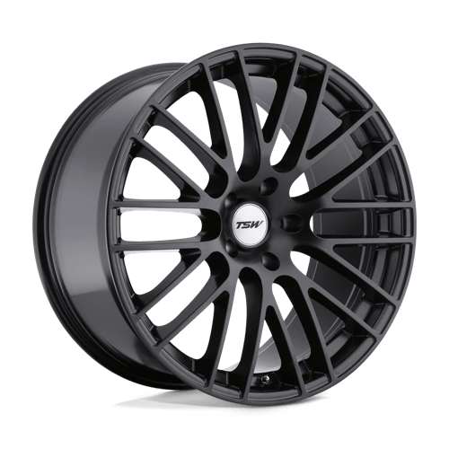 TSW MAX Matte Black 19x8.5 +15 5x120mm 76.1mm - Wheelwiz