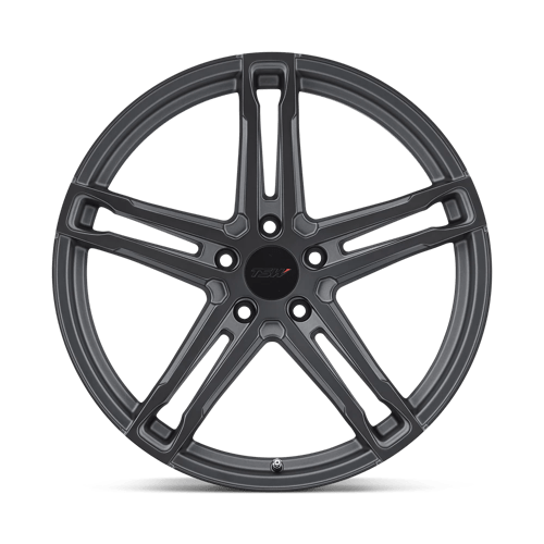 TSW MECHANICA Matte Gunmetal W/ M-black Face 19x9.5 +39 5x112mm 72.1mm - Wheelwiz