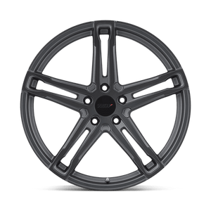 TSW MECHANICA Matte Gunmetal W/ M-black Face 17x8 +45 5x112mm 72.1mm - Wheelwiz