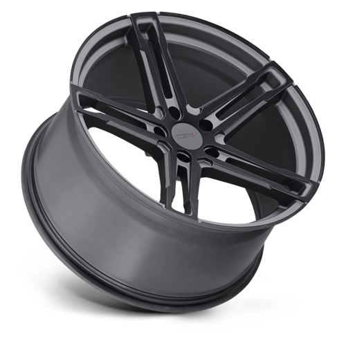 TSW MECHANICA Matte Gunmetal W/ M-black Face 19x9.5 +50 5x112mm 72.1mm - Wheelwiz