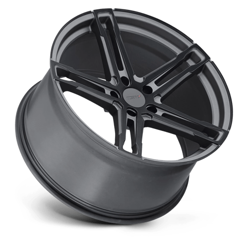 TSW MECHANICA Matte Gunmetal W/ M-black Face 19x8.5 +15 5x114.3mm 76.1mm - Wheelwiz
