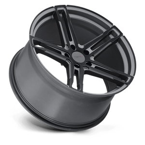 TSW MECHANICA Matte Gunmetal W/ M-black Face 19x8.5 +15 5x114.3mm 76.1mm - Wheelwiz