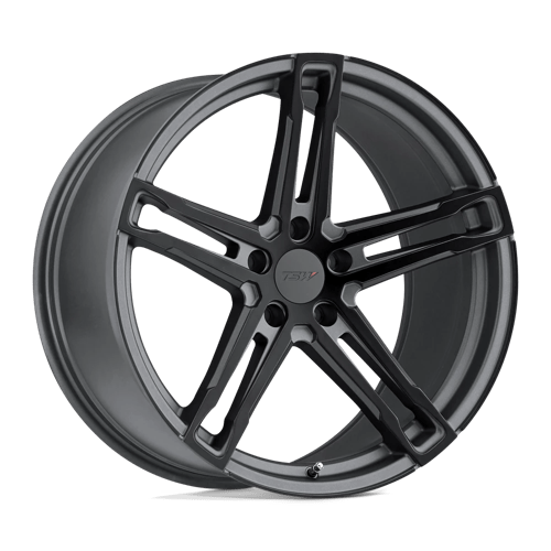 TSW MECHANICA Matte Gunmetal W/ Matte Black Face 18x8.5 +15 5x114.3mm 76.1mm - WheelWiz