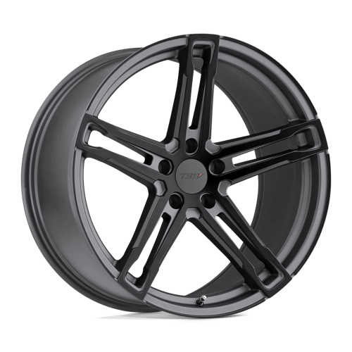 TSW MECHANICA Matte Gunmetal W/ Matte Black Face 20x9.5 +35 5x114.3mm 76.1mm - WheelWiz