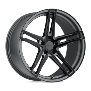 TSW MECHANICA Matte Gunmetal W/ M-black Face 17x8 +45 5x112mm 72.1mm - Wheelwiz