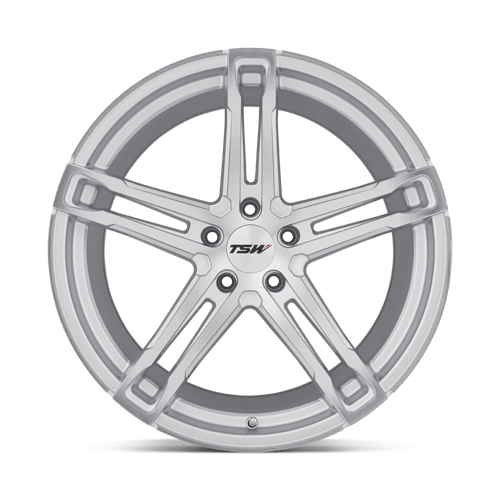 TSW MECHANICA Silver W/ Mirror Cut Face 18x8.5 +35 5x120mm 76.1mm - Wheelwiz