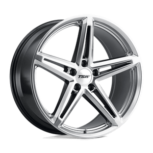 TSW MOLTENO Hyper Silver 19x8.5 +40 5x108mm 72.1mm - WheelWiz