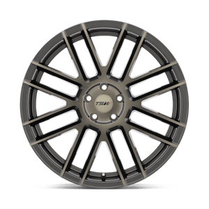 TSW MOSPORT Matte Black W/ Mach Dark Face 22x11 +25 5x120mm 76.1mm - Wheelwiz