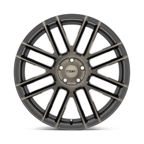 TSW MOSPORT Matte Black W/ Mach Dark Face 18x9.5 +40 5x120mm 76.1mm - Wheelwiz