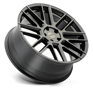 TSW MOSPORT Matte Black W/ Mach Dark Face 20x10 +40 5x114.3mm 76.1mm - Wheelwiz