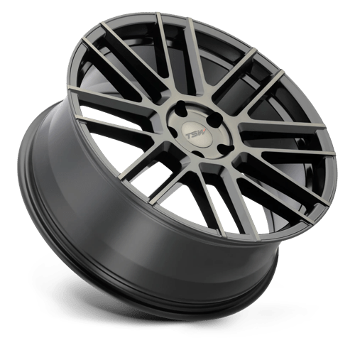 TSW MOSPORT Matte Black W/ Mach Dark Face 19x9.5 +20 5x120mm 76.1mm - Wheelwiz
