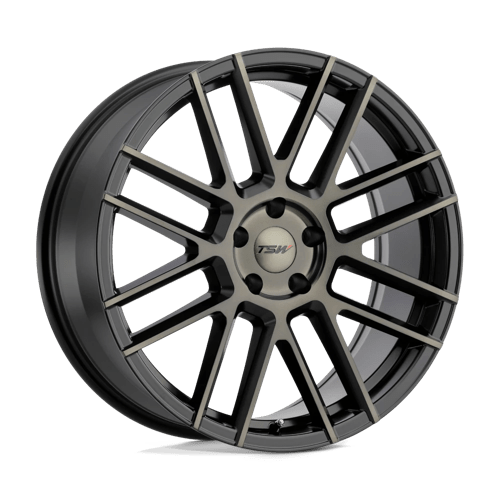 TSW MOSPORT Matte Black W/ Mach Dark Face 20x10.5 +25 5x114.3mm 76.1mm - Wheelwiz