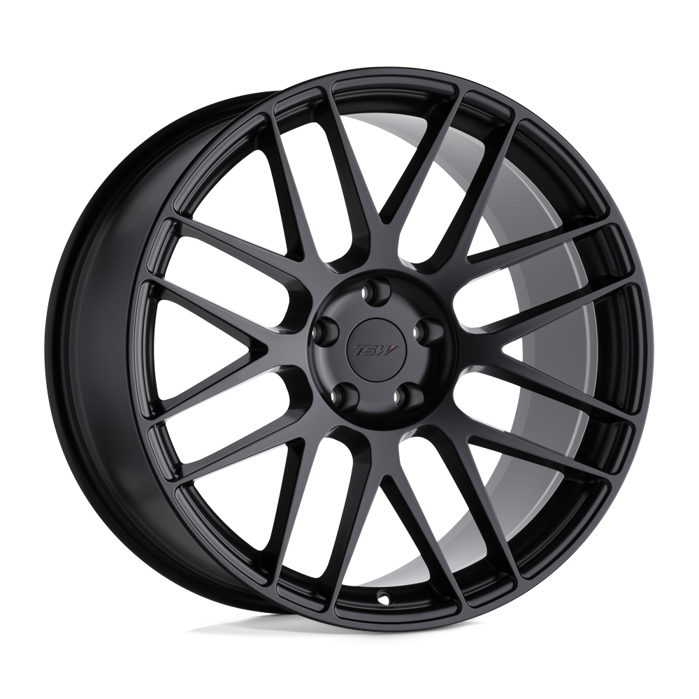 TSW NORD Semi Gloss Black 19x8.5 +35 5x112mm 66.6mm - WheelWiz