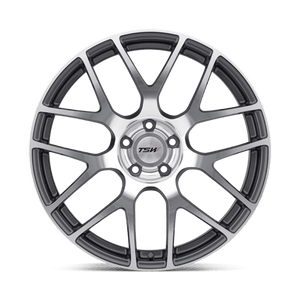 TSW NURBURGRING Gunmetal W/ Mirror Cut Face 19x10.5 +27 5x114.3mm 76.1mm - Wheelwiz