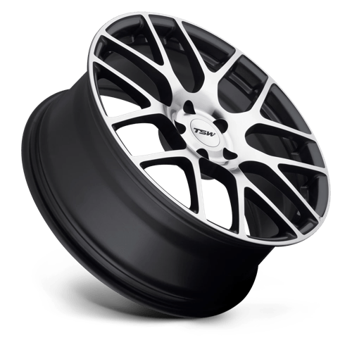 TSW NURBURGRING Gunmetal W/ Mirror Cut Face 22x10 +41 5x112mm 66.6mm - Wheelwiz
