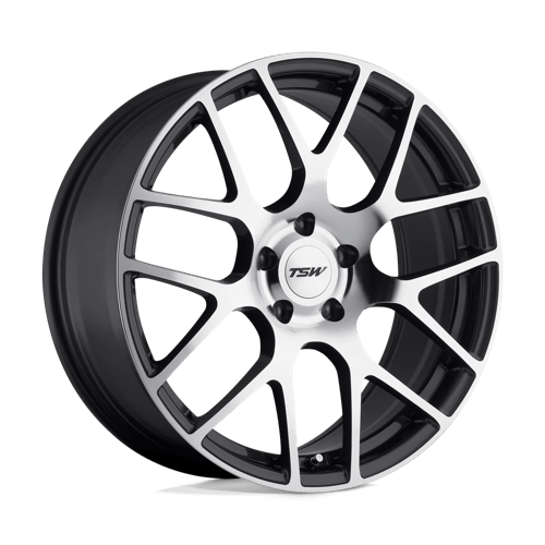 TSW NURBURGRING Gunmetal W/ Mirror Cut Face 18x9 +50 5x120.65mm 70.3mm - Wheelwiz