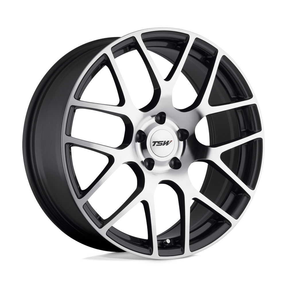 TSW NURBURGRING Gunmetal W/ Mirror Cut Face 20x9 +35 5x112mm 72.1mm - WheelWiz