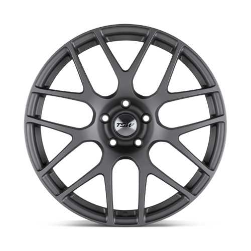 TSW NURBURGRING Matte Gunmetal 19x8 +35 5x120mm 76.1mm - Wheelwiz