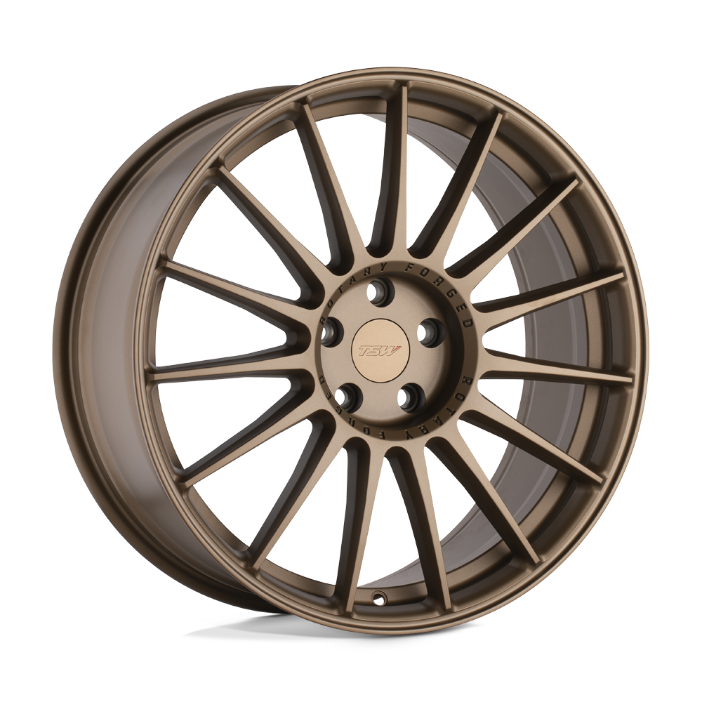 TSW PADDOCK Matte Bronze 17x8 +35 5x100mm 72.1mm - WheelWiz