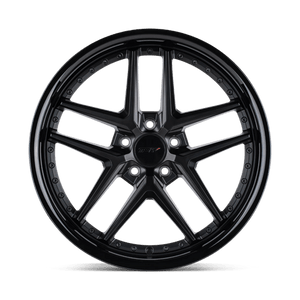 TSW PREMIO Matte Black W/ Gloss Black Lip 19x9.5 +40 5x120mm 76.1mm - Wheelwiz