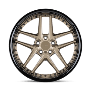 TSW PREMIO Matte Bronze W/ Gloss Black Lp 19x9.5 +40 5x120mm 76.1mm - Wheelwiz