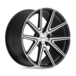 TSW ROUGE Gunmetal W/ Mirror Cut Face 19x9.5 +20 5x120mm 76.1mm - WheelWiz