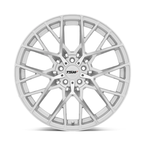 TSW SEBRING Silver W/  Mirror Cut Face 20x8.5 +20 5x112mm 72.1mm - Wheelwiz