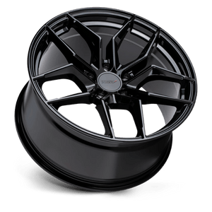 TSW SILVANO Gloss Black 20x8.5 +30 5x114.3mm 76.1mm - WheelWiz