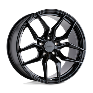 TSW SILVANO Gloss Black 19x8.5 +35 5x120mm 76.1mm - WheelWiz