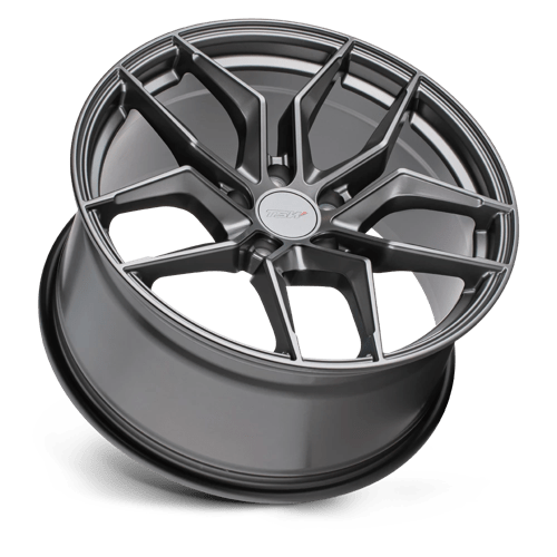 TSW SILVANO Gloss Gunmetal 19x8.5 +32 5x112mm 66.6mm - WheelWiz