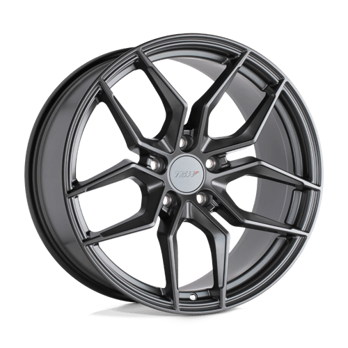TSW SILVANO Gloss Gunmetal 17x8 +32 5x112mm 66.6mm - WheelWiz