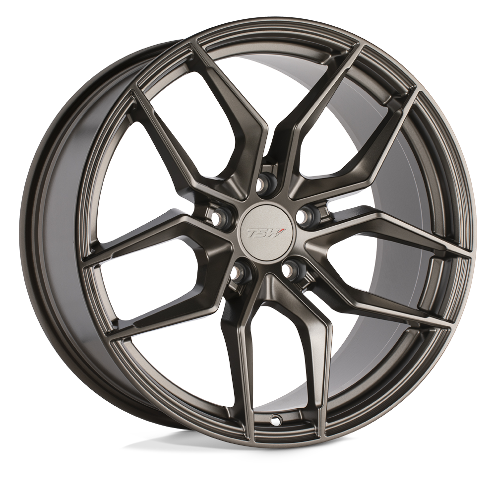 TSW SILVANO Matte Bronze 18x8.5 +30 5x114.3mm 76.1mm - WheelWiz