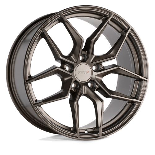 TSW SILVANO Matte Bronze 18x9.5 +40 5x112mm 66.6mm - Wheelwiz