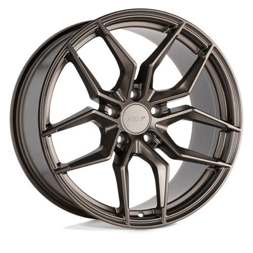 TSW SILVANO Matte Bronze 20x10 +25 5x114.3mm 76.1mm - WheelWiz