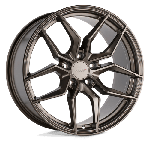 TSW SILVANO Matte Bronze 17x8 +32 5x112mm 66.6mm - WheelWiz